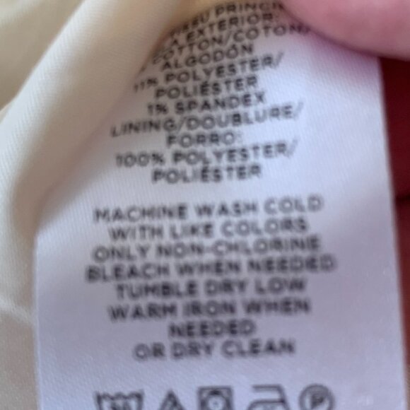 ANN TAYLOR  Cropped Women’s Fringe Tweed Jacket with 3/4 sleeves Size 12 - Picture 6 of 10